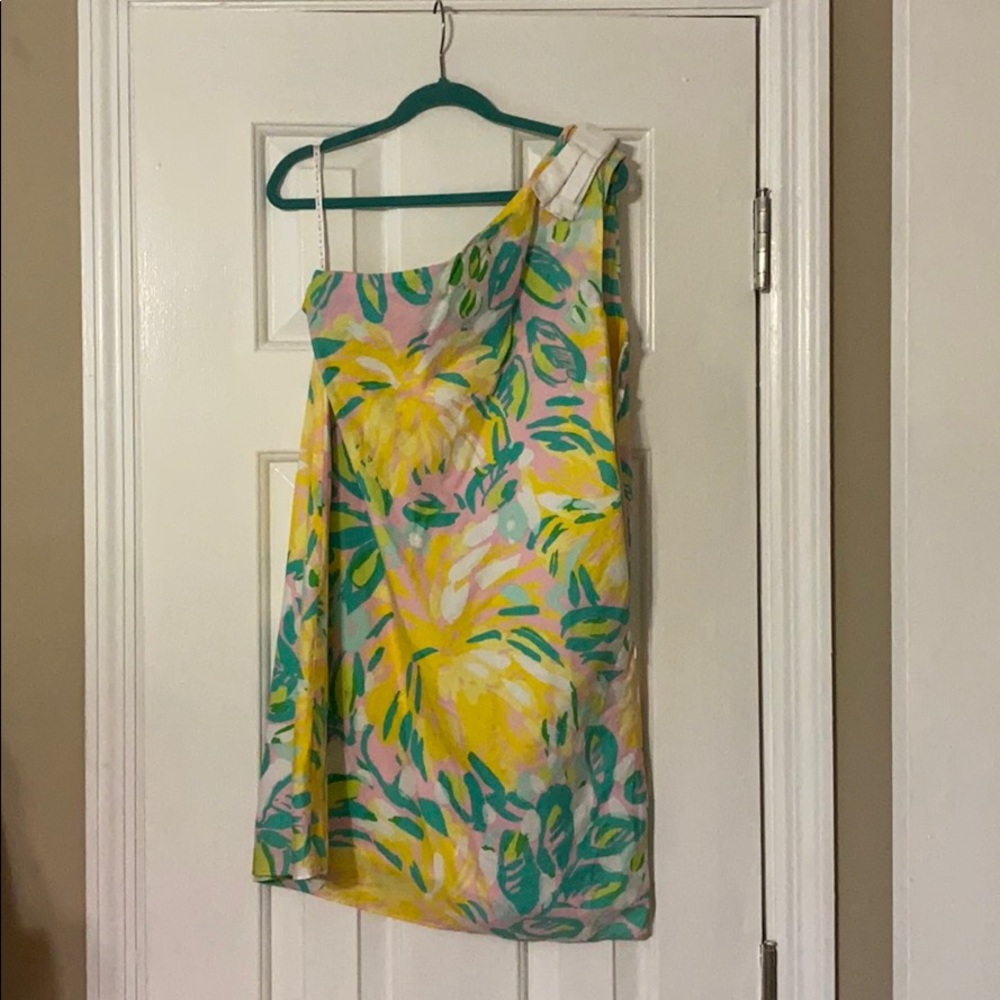 Lily Pulitzer Girls One Shoulder Dress